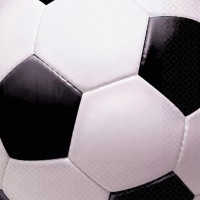 16 Fußball Party Servietten 33cm