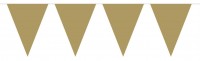 Goldene Wimpelkette 3m