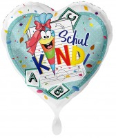 Schulkind Herzballon 43cm