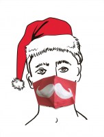 Vorschau: Mund-Nase-Maske Santa