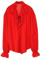 Rote Piratenlady Bluse Sila