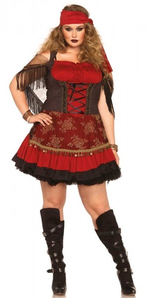 Verführerische Piratenbraut Plus Size Kostüm Für Damen