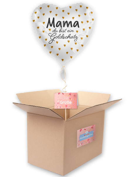 Mama Herz Folienballon 43cm 2
