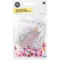 Bügelperlen Set Einhorn 16,5x9,5cm