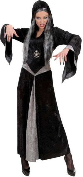 Samtkleid Hexenmeisterin Zauberin Damen Kostüm