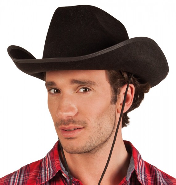Schwarzer Cowboyhut Wild West