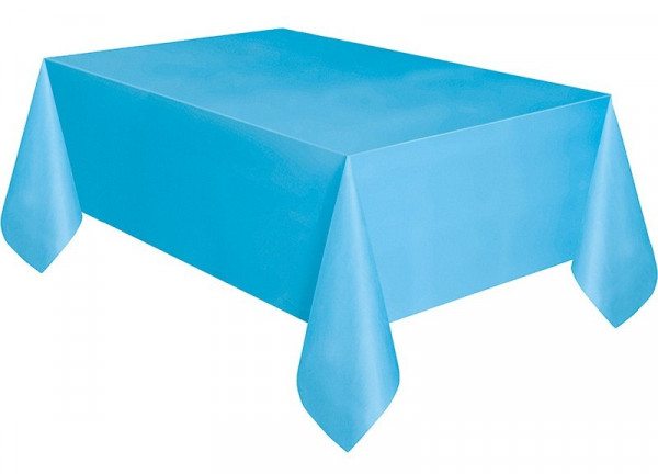 PVC Tischdecke Vera hellblau 2,74 x 1,37m
