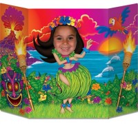 Hulamädchen Hawaii Fotowand 64cm