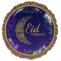New Moon Eid Mubarak Folienballon 46cm