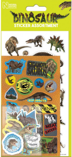 NHM Dinosaurier Stickerbögen