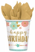 8 Boho Summer Becher 250ml