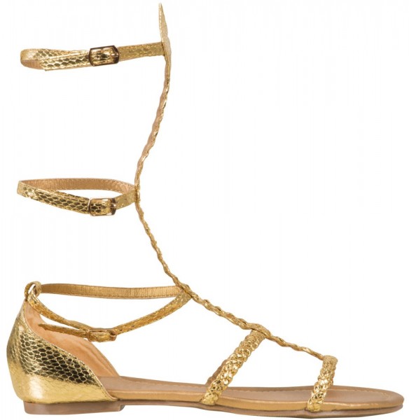Goldene Römer-Sandalen Damen