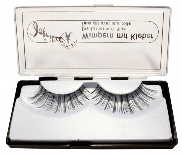 Echthaar Wimpern Premium Mit Kleber 2