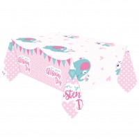 Christening Day Tischdecke rosa 1,8 x 1,2m