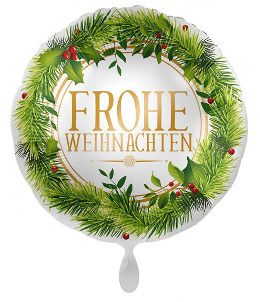 Weihnachts-Folienballon Tannenkranz 71cm