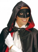 Schwarze Augenmaske Barocker Maskenball