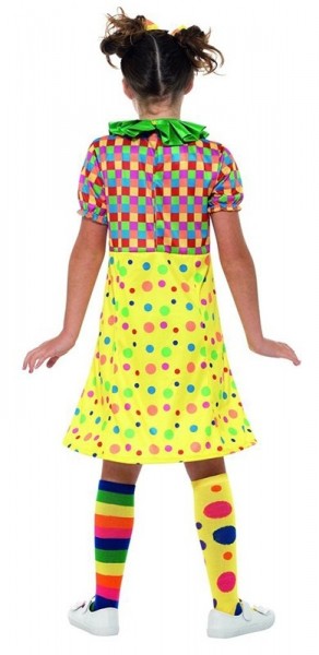 Kunterbuntes Clown Kostüm für Mädchen 2