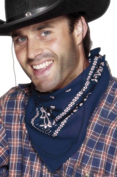 Cowboy Halstuch Blau