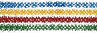 Klassische Bunte Girlanden 4-Teilig 19x400cm