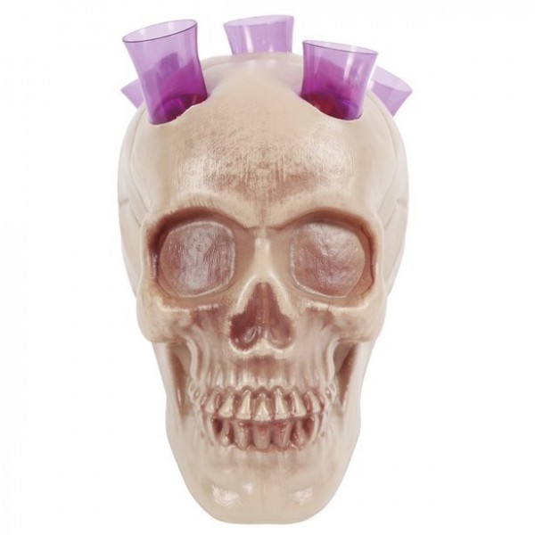 Totenkopf Schnapsglas Halter 20cm