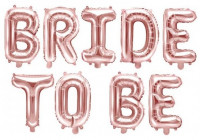 Roségoldener Bride to be Folienballon 3,4m