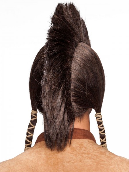 Indianer Häuptling Perücke Mit Irokese 4