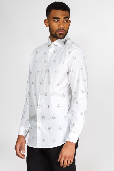 OppoSuits Hemd Christmas Icons