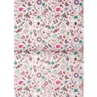 Paper Patch Papierbogen Einhorn rosa-bunt 30x42cm