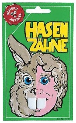 Hasenzähne Scherzartikel