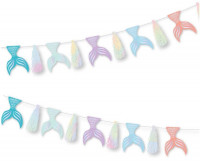 Mermaid Dream Flossen Girlande 2,1m