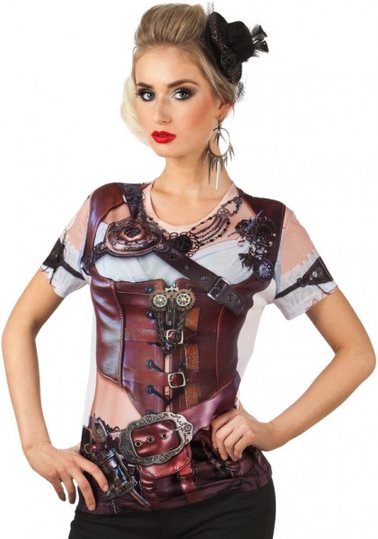 Steampunk Piratenbraut Shirt