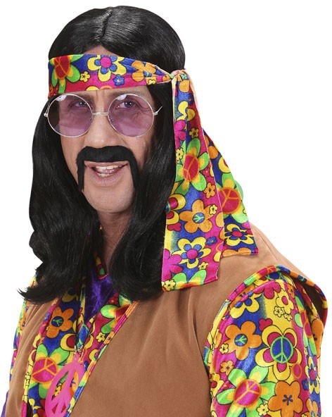 Good Vibes Hippie Perücke
