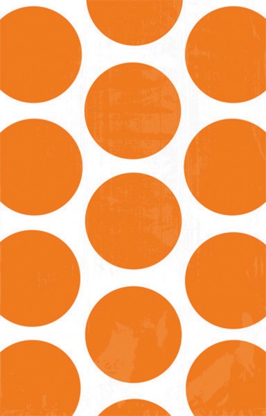 10 Candy Buffet Geschenktüten orange