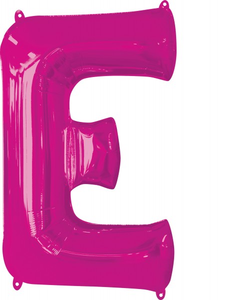 Folienballon Buchstabe E pink XL 81cm