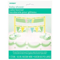 Baby Charlie Tortendeko Banner Pastell