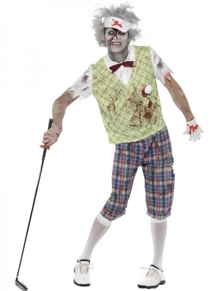 Zombie Golf Profi Herren Kostüm