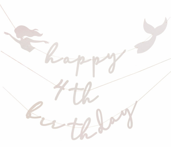 Be Mermaid personalisierbare Girlande 2m