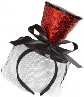 Glitzer Zylinder rot