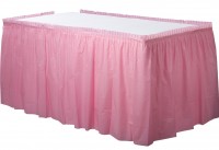 Tischumrandung Mila hellrosa 4,26m x 73cm