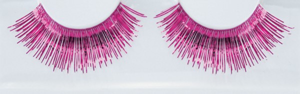 Lametta Wimpern Pink