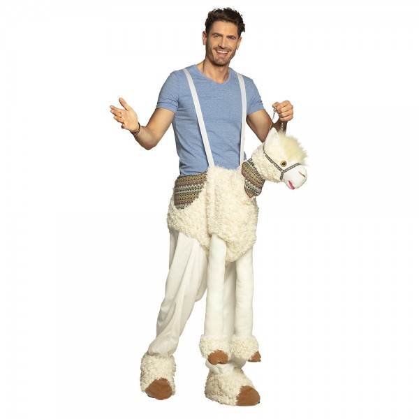 Lama Parade Huckepack Kostüm 4