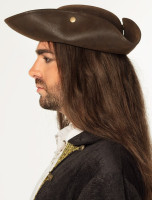 Brauner Seeräuber Piratenhut