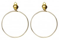 Orientalische Creolen Ohrringe Gold