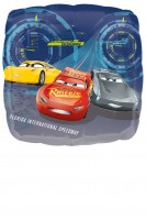 Folienballon Cars Speedway eckig