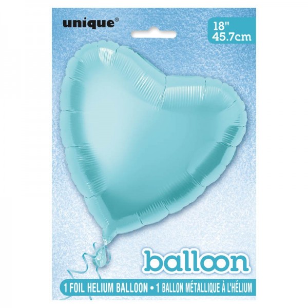 Herzballon True Love türkis 2