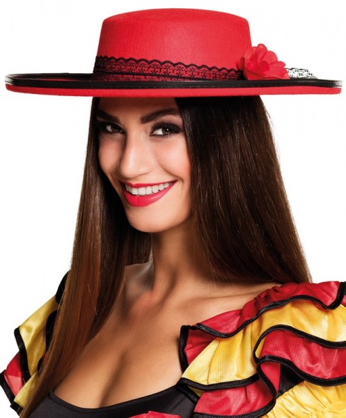 Festlicher Roter Damenhut
