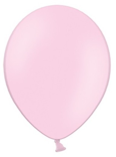 10 Partystar Luftballons hellrosa 30cm