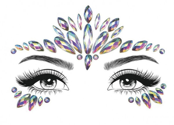 Selbstklebende Schmucksteine Ice Queen