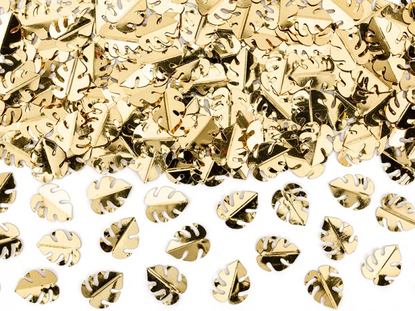 Goldene Monstera Blätter Streudeko 15g
