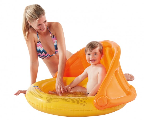 Babypool mit Sonnendach 85 x 54cm